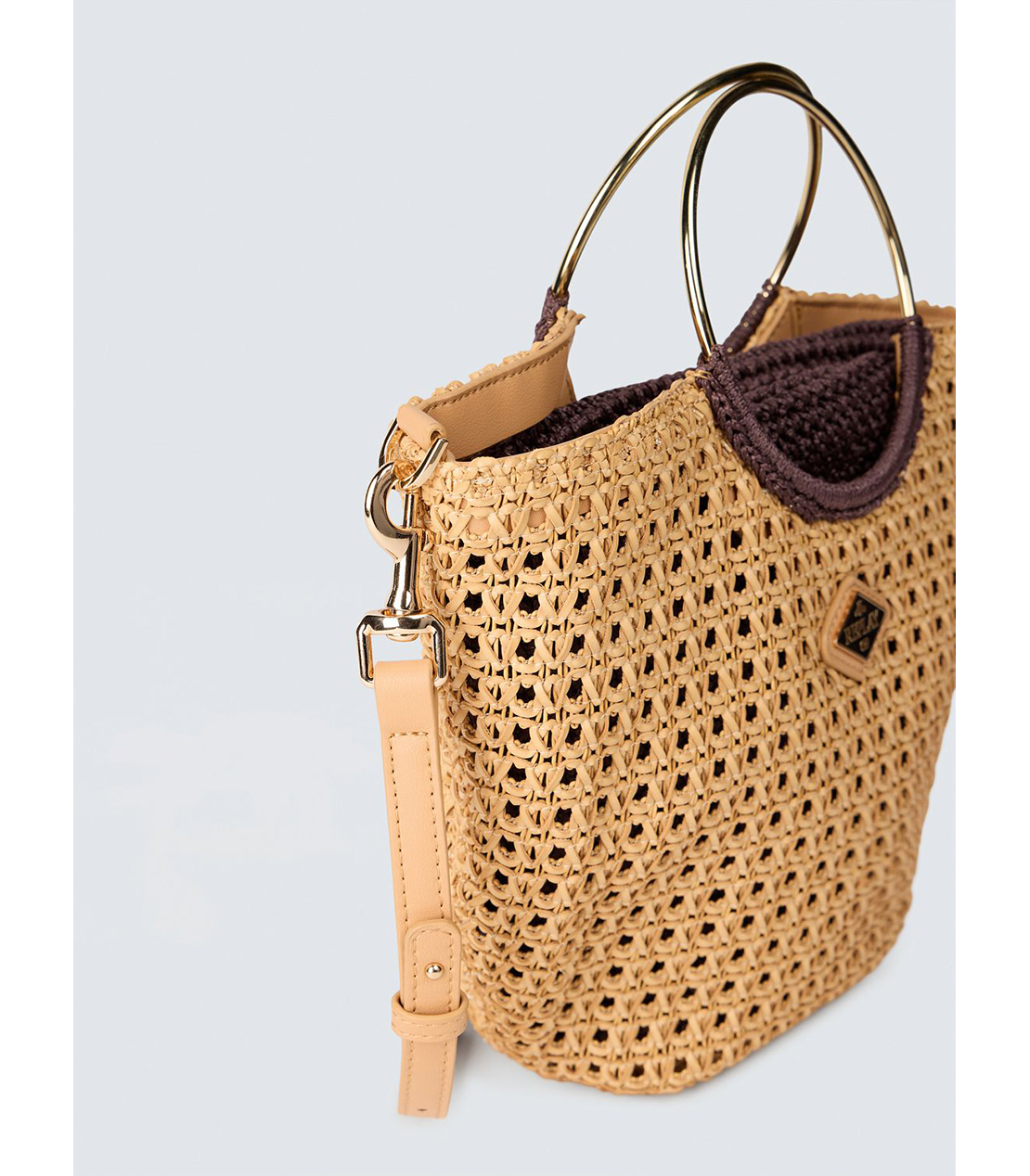 PUラフィアセットバッグ 詳細画像 ナチュラル 5